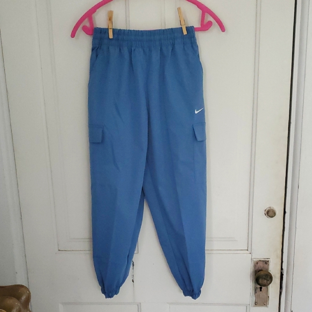 Nike Oversized Fit Light Blue Cargo Joggers Pants